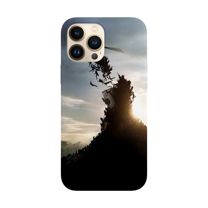 Husa compatibila cu Apple iPhone 14 Plus model World War Z, Silicon, TPU, Viceversa