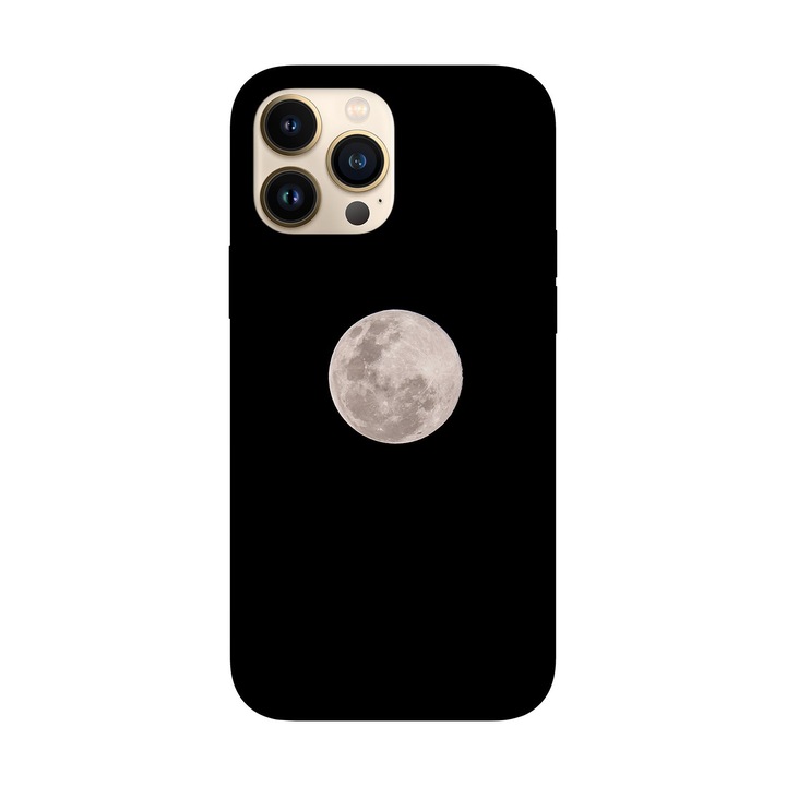 Husa compatibila cu Apple iPhone 14 Pro Max model Hunter's Full Moon, Silicon, TPU, Viceversa