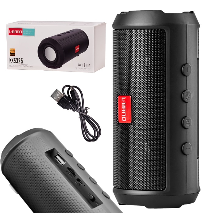 Boxa portabila, Wireless, Cu Bluetooth, Mini USB, Negru, Rosu