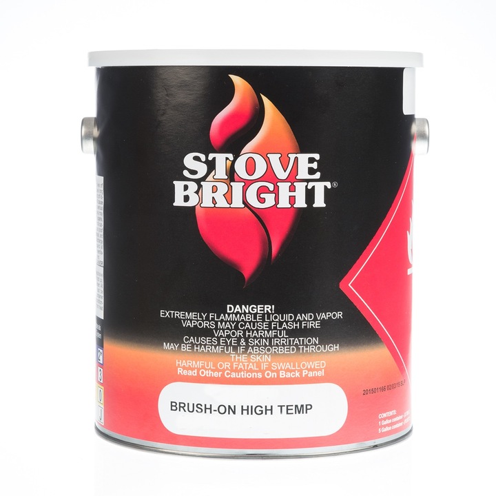 Vopsea termorezistenta, Satin Black - 3,79L