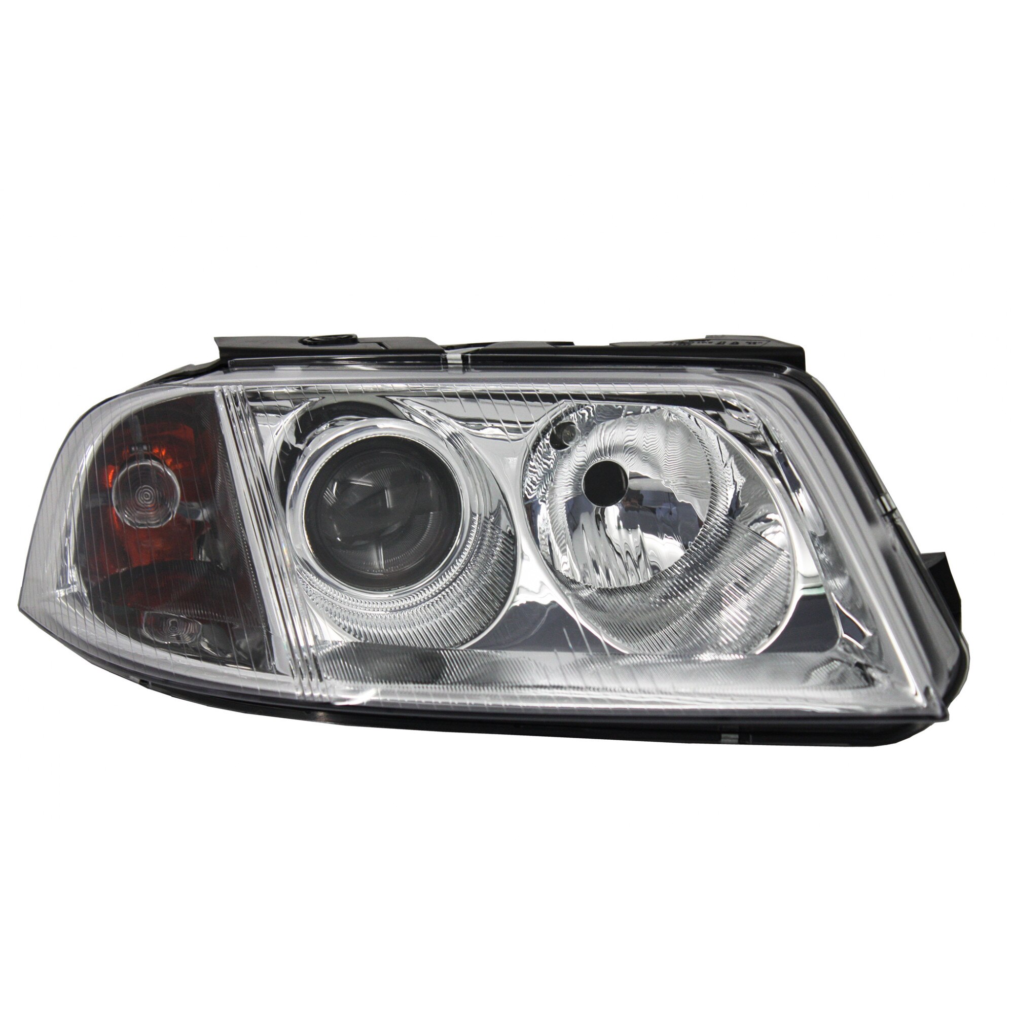 Far Stanga compatibil cu VOLKSWAGEN Passat 3BG (2000-2005) Fundal Crom