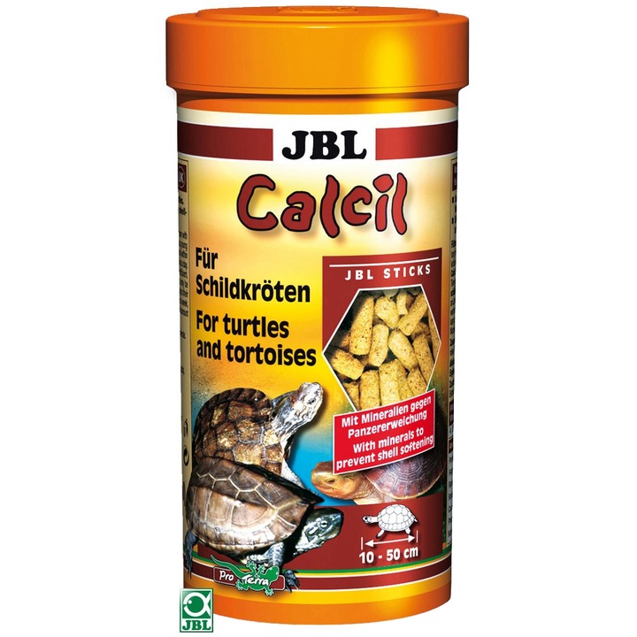 Hrana pentru broaste testoase JBL Calcil, 250 ml