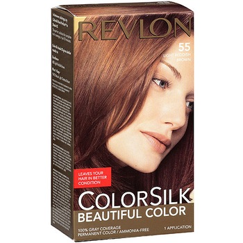 Vopsea de par Revlon ColorSilk 55 Light Reddish Brown
