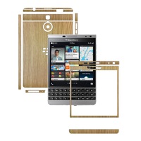 Folie de protectie Full Body Carbon Skinz, Acoperire Totala, Lemn Stejar pentru BlackBerry Passport Silver Edition