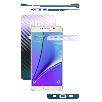 Folie de protectie Full Body Carbon Skinz, Acoperire Totala, Carbon Cameleon pentru Samsung Galaxy Note 5 Folie de protectie Full Body Carbon Skinz, Acoperire Totala, Carbon Cameleon pentru Samsung Galaxy Note 5