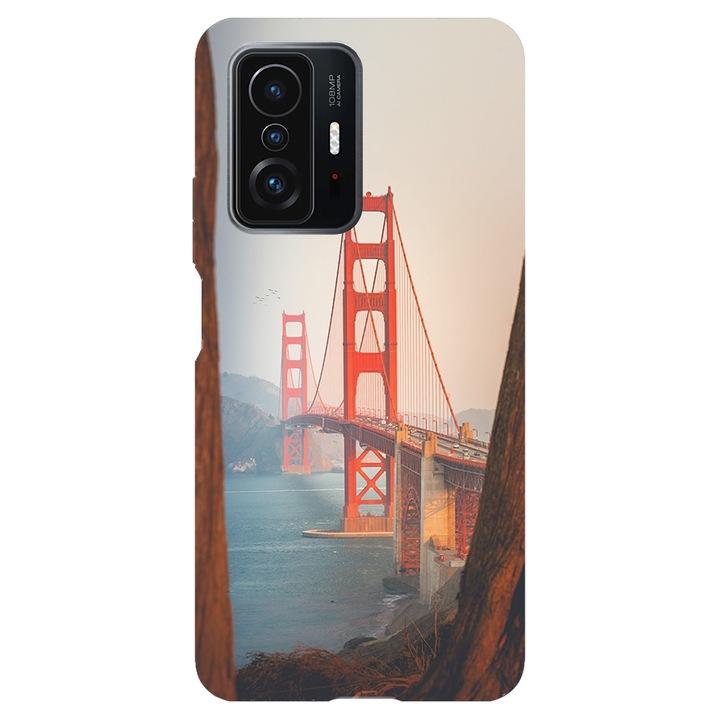 Калъф Viceversa, Съвместим с Xiaomi Mi 11i, Golden Gate Bridge, Силикон, TPU