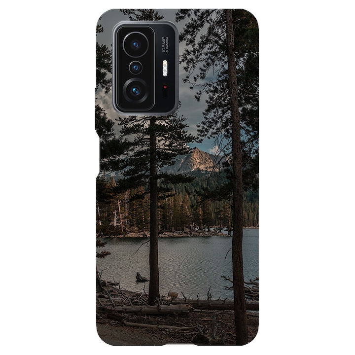 A burkolat kompatibilis a Xiaomi Mi 11 Pro modellel Desolated forest lake, Szilikon, TPU, Viceversa