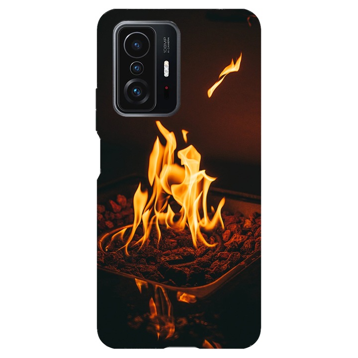 Кейс съвместим с Xiaomi Redmi Note 11 модел Dancing wire, силикон, TPU, обратното