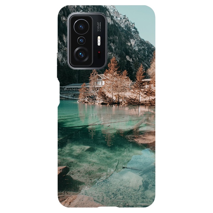 Капак, съвместим с Xiaomi Redmi Note 11 Pro модел Blausee Швейцария, силикон, TPU, обратното