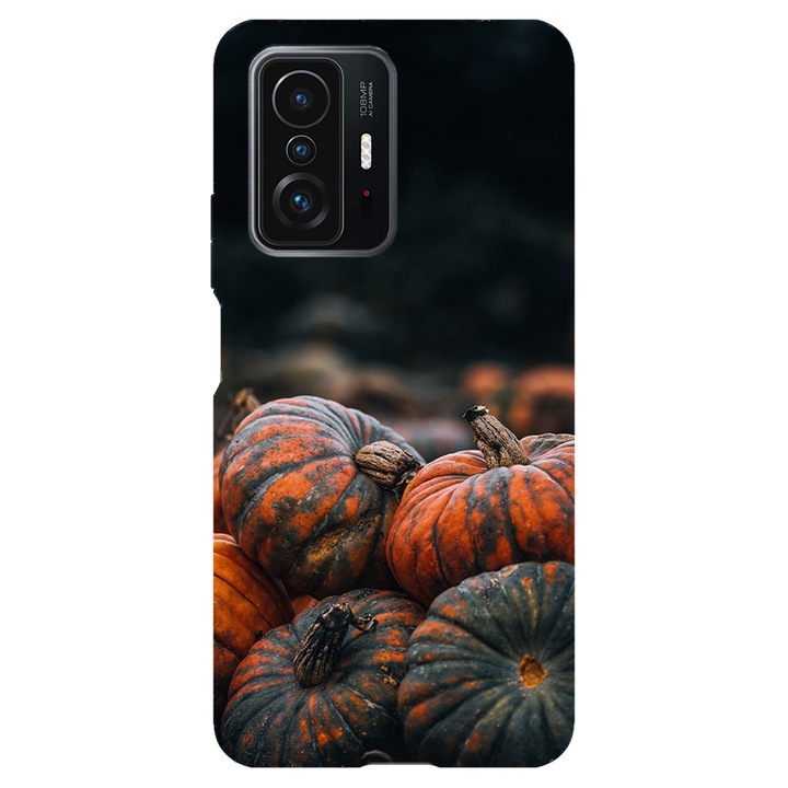 Калъф, съвместим с Xiaomi Mi 11i модел Fall Pumpkins, силикон, TPU, Viceversa