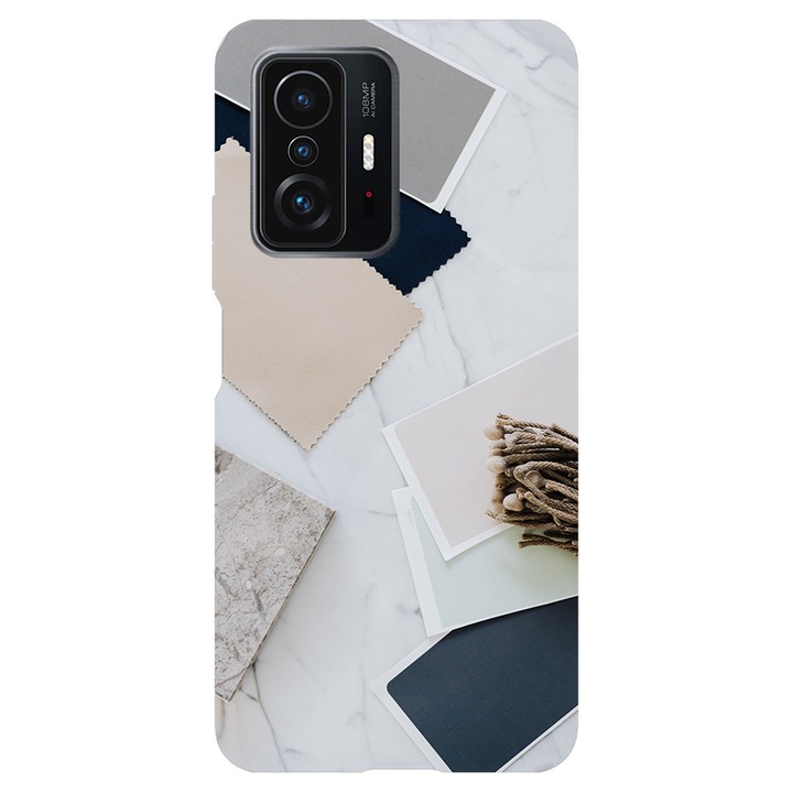 Калъф, съвместим с Xiaomi Redmi Note 11 Pro модел Материал дизайн, силикон, TPU, обратното