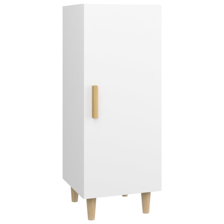 vidaXL fehér szerelt fa tálalóasztal 34,5 x 34 x 90 cm 812321