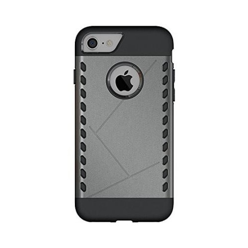 Husa de protectie iPhone 7, Cruzerlite Metalic Spartan Dual-Layer