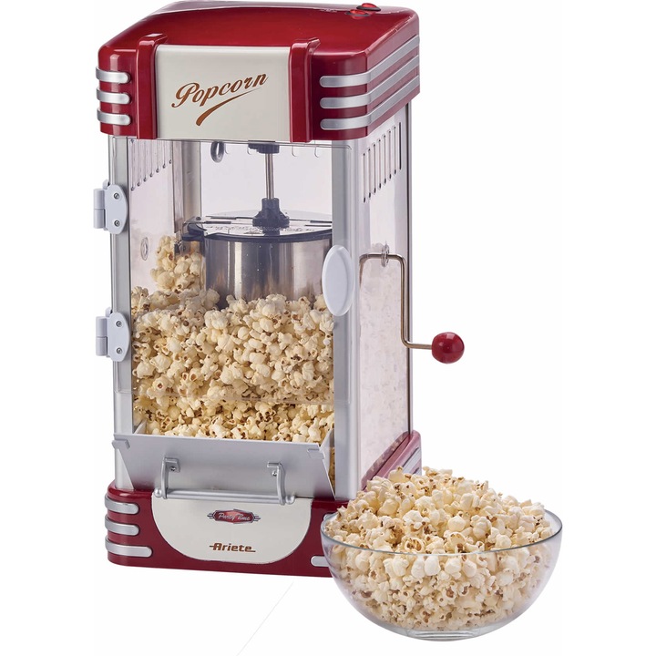 Popcorn gép Ariete XL 2953, 310W, 700g, 2,7 L, Piros