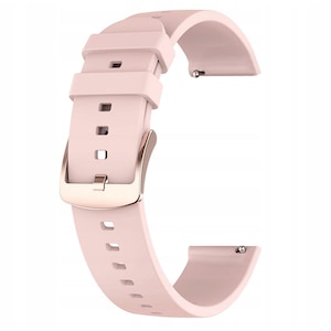 Curea de Schimb pentru smartwatch Xiaomi Amazfit BIP/POP/GTS2/GTR, U S 3 PRO, GTS 2, 2E, MINI / Huawei GT2 42mm/ GT3 42mm/ Watch Fit 2/Samsung Galaxy Watch si toate ceasurile cu latime curea 20 mm, 42 mm, Silicon, Roz