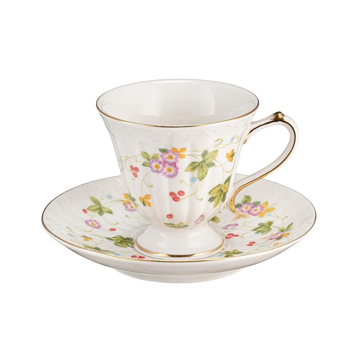 Cana ceai, Villa Italia, Portelan, 200ml, Multicolor