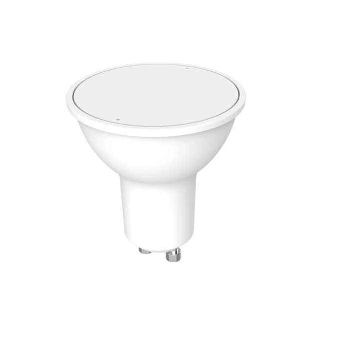 Bec LED Lexman, GU10, alb neutru, 4000K, 7.1 W, 670 lm, tip reflector, mat
