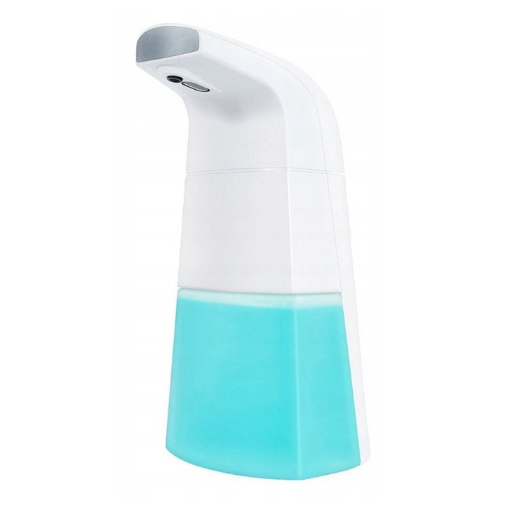 Dispenser automat de sapun Verk Group, cu senzor de miscare, fara atingere, 250ml, Alb