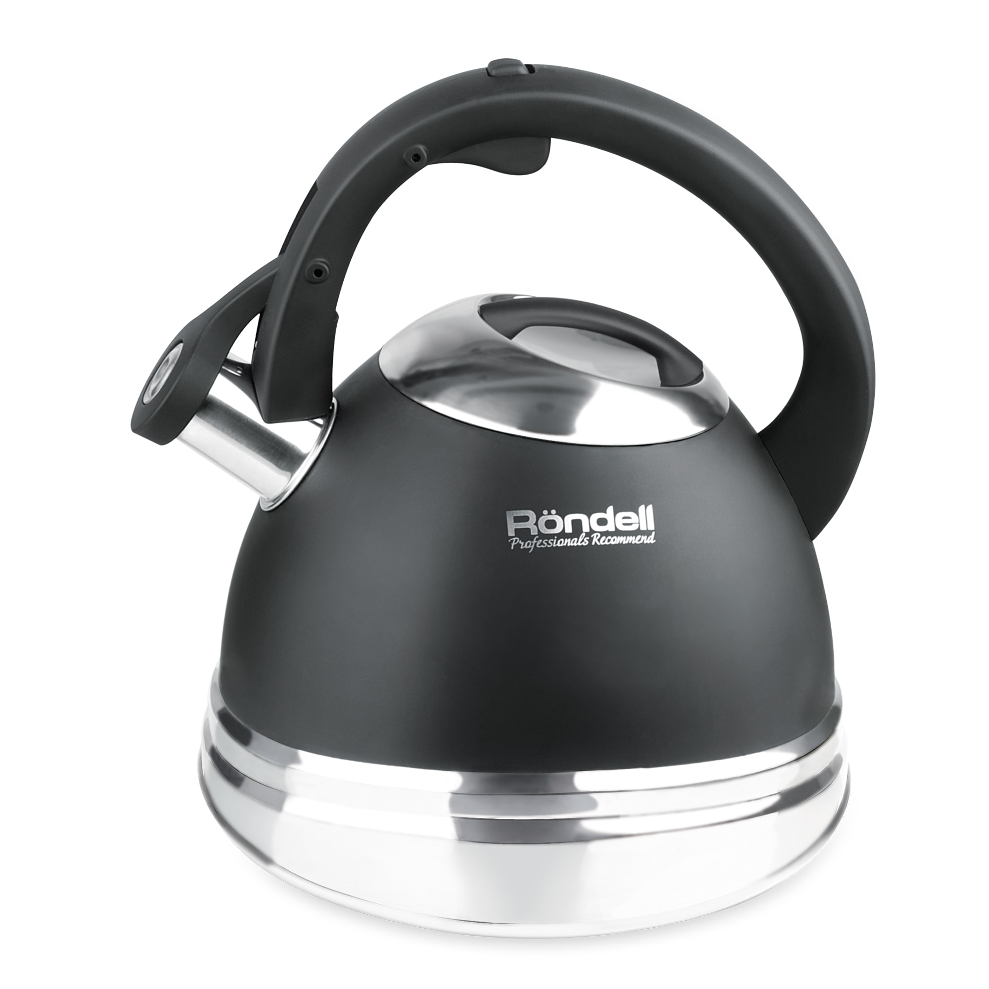 Чайник RONDELL Walzer RDS-419, 3L, неръждаема стомана, черен - eMAG.bg