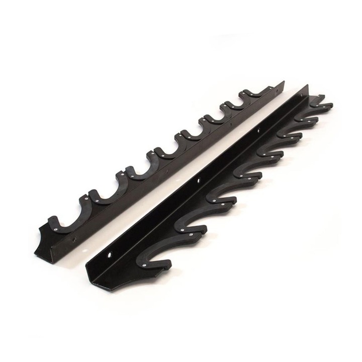 Suport de perete TOORX pentru bare cu 8 locuri, Lungime 140 cm