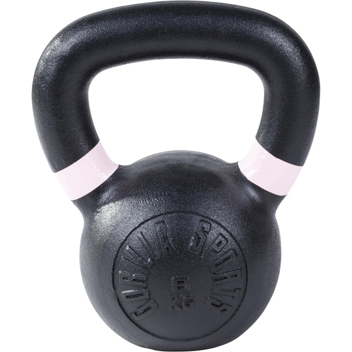 Kettlebell Olimpic, Negru, 8 KG, Gorilla Sports