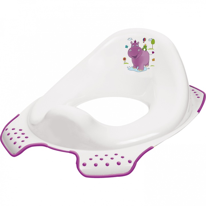 Reductor toaleta Keeeper, antiderapant, 8650, alb