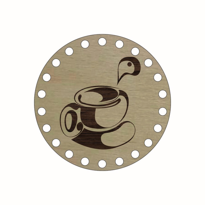 Baza Crosetat, Lemn, 10x10 cm, M19