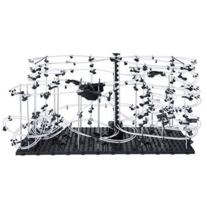 Интерактивна игра SpaceRail, Релса с топки 97 x 37 x 44 см, Пластмаса/Метал, 15 години+, Черен/Бял