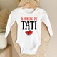 Body cu maneca lunga bebe personalizat cu mesaj "Il iubesc pe tati", alb, 100% bumbac, 6-12 luni