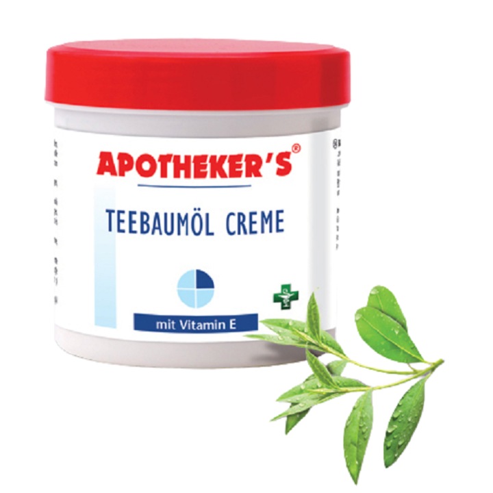 Apotheker's крем с масло от австралийско чаено дърво, с витамин Е, без парабени, 250 мл