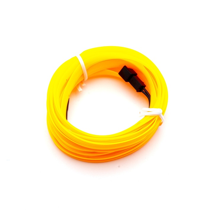 Banda LED auto, EinParts Automotive, 24V, 3 m, Galben chihlimbar