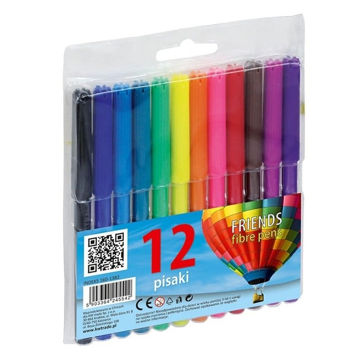 Carioca 12 culori/blister PVC Fiorello