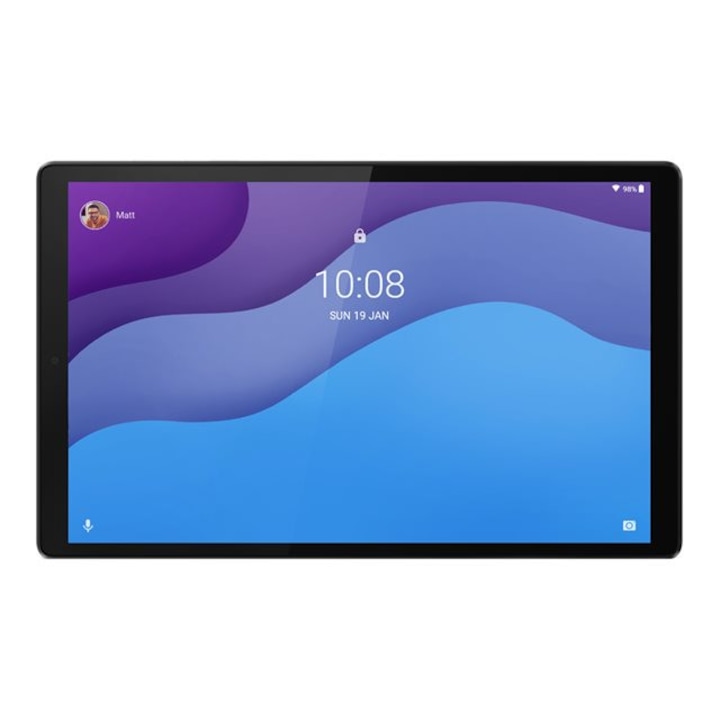 Таблет Lenovo Tab M10 HD (2nd Gen) ZA6V - Tablet - Android 10 - 32 GB eMMC - 10.1" IPS (1280 x 800) - USB host - microSD slot - 4G - platinum grey ZA6V0023BG