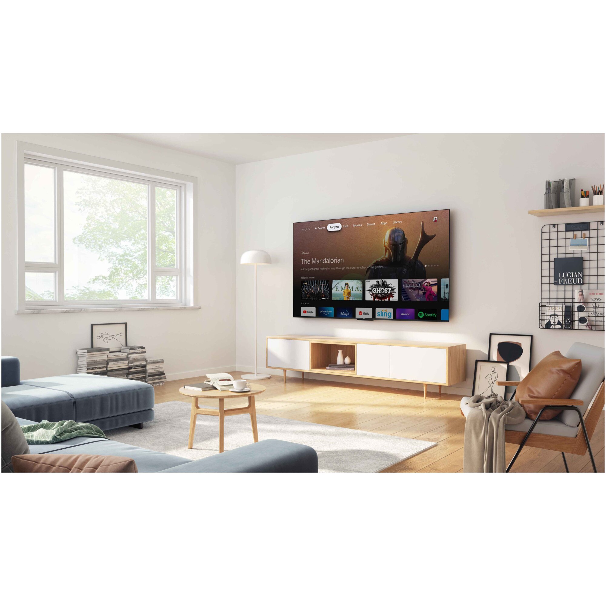 Televizor TCL LED 43P638 108 Cm Smart Google TV 4K Ultra HD Clasa 