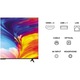 TCL 55P635 Smart LED Televízió, 139 cm, 4K, Google TV