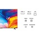 TCL 75P639 Smart LED Televízió, 190 cm, 4K, Google TV