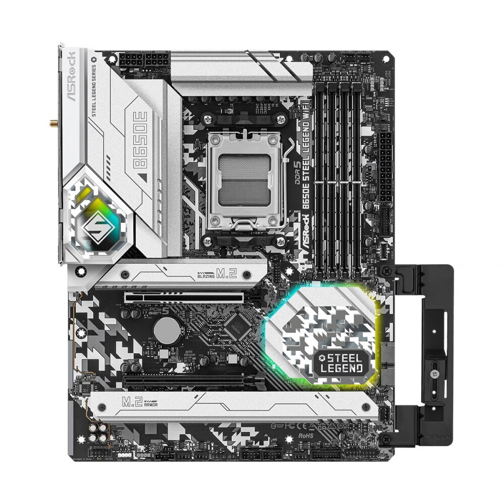 Placa de baza ASROCK B650E Steel Legend WiFi, Socket AM5, ATX, 4xDDR5