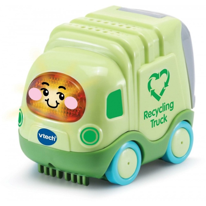 Jucarie interactiva, Vtech, Camion de reciclare, 8.8 x 5.8 x 7.3 cm