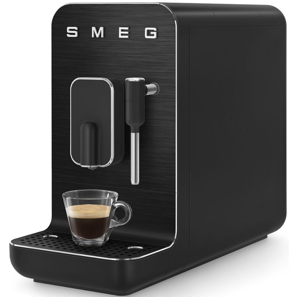 Автоматична еспресо кафемашина Smeg BCC02FBMEU, 50's Style, 1350 W, 19 ...
