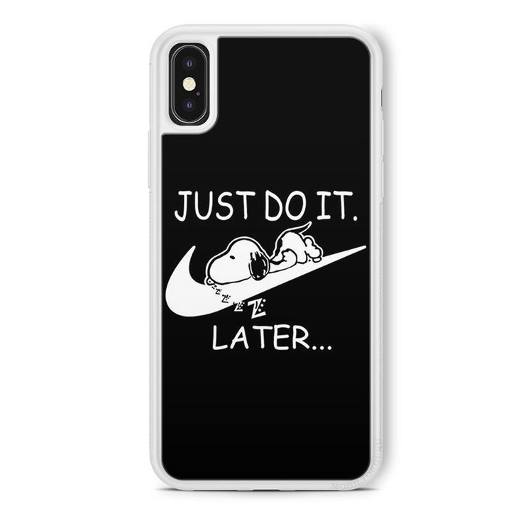 Snoopy Nike Just do it later iPhone 13 Pro Max удароустойчив силиконов TPU калъф заден калъф за телефон 115