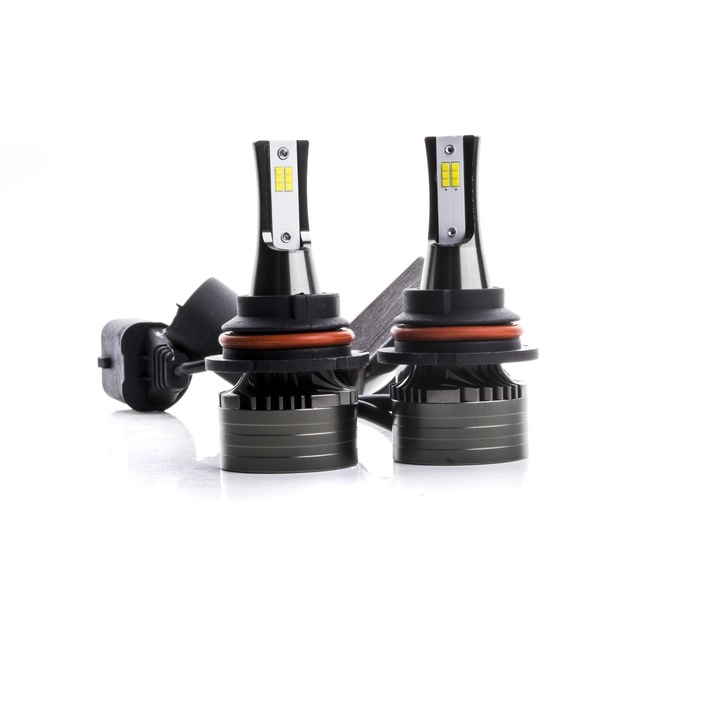 Set 2 becuri LED, EinParts Automotive, HB5, CSP, 6000K, Alb rece