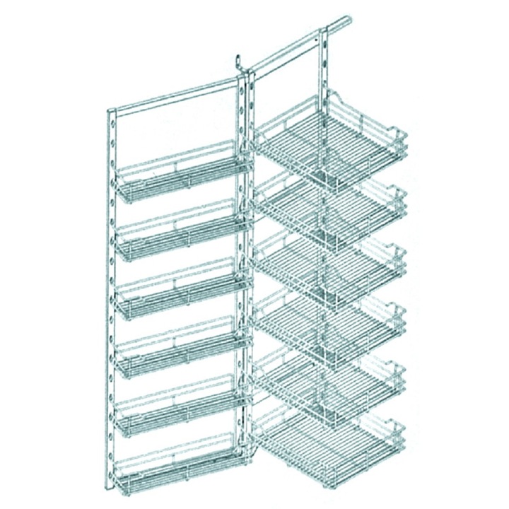 Z-3309-500 kamraszekrény vasalat MAXI FRONT szürke