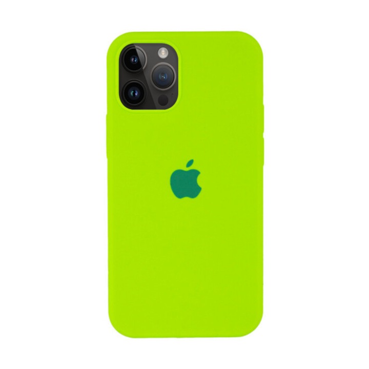 Силиконов Кейс Apple за iPhone 13 Pro Max, Neon Green