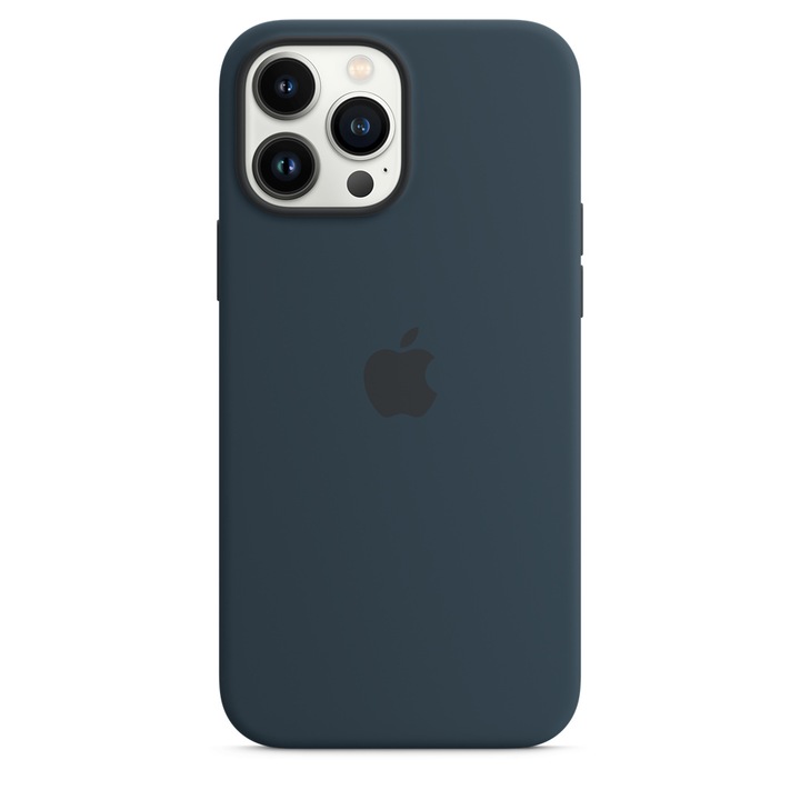 Силиконов Калъф Apple за iPhone 14 Pro, Shockproof, Мастилен