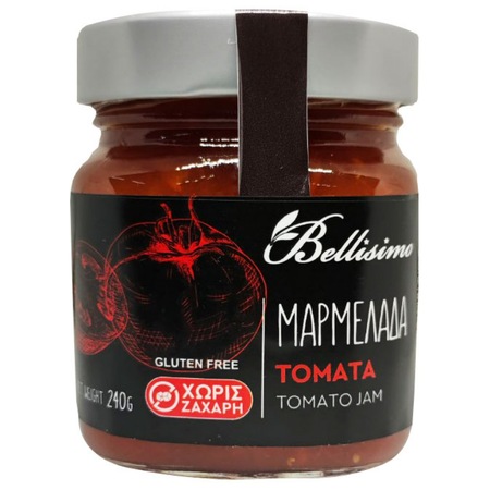 Bellisimo Rice Dulceata de rosii fara zahar, Bellisimo, 240 g - eMAG.ro
