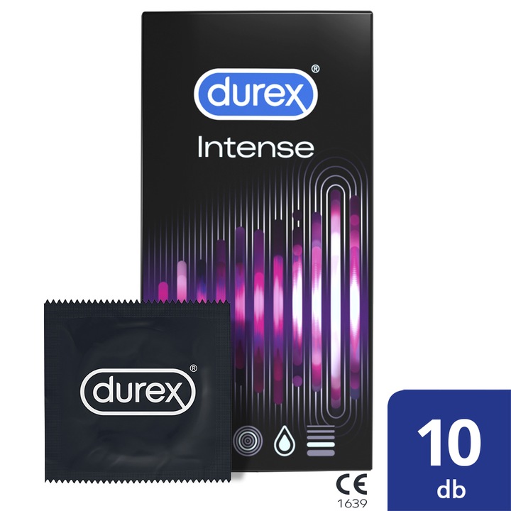 Durex Intense Orgasmic óvszer, 10 db
