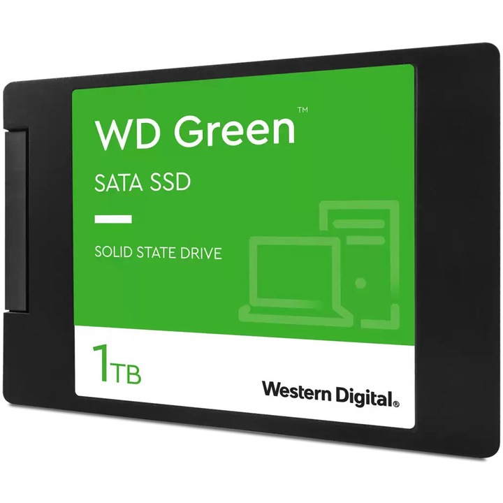 WD Solid State Drive (SSD) Green 1TB SATA 6Gbps, 2,5"