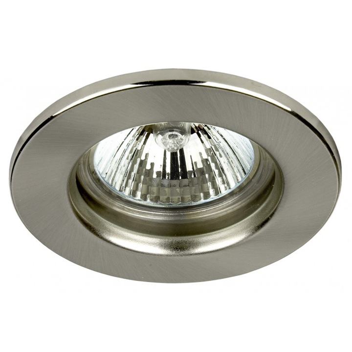 Луна Lightex, RL HL3002SN, MR16, GX5.3, max.7W, ф81mm/cut, Стационарна, 60mm, Mатиран никел