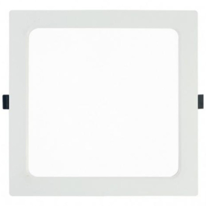 Спот LED Lightex 305AL0003251, 20W, 1870 lm, Неутрална светлина (4000K), 220V, 22.4x22.4 cm, Бял, Енергиен клас F