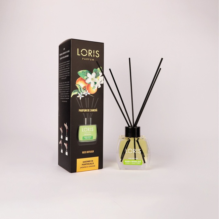 Odorizant de camera Flori de portocal&Iasomie, Loris, 120 ml